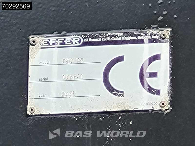 Cabeza tractora Volvo FH13 440 6X2 EFFER 250/4S Crane Automatic Euro 6: foto 20