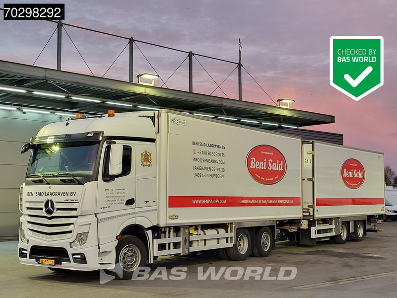 Mercedes-Benz Actros 2643 6X2 NL-Combi Frigoblock FB-FIL2 2tons Ladebordwand Retarder Automatic Xenon - Camión: foto 1 Mercedes-Benz Actros 2643 6X2 NL-Combi Frigoblock FB-FIL2 2tons Ladebordwand Retarder Automatic Xenon - Camión: foto 1