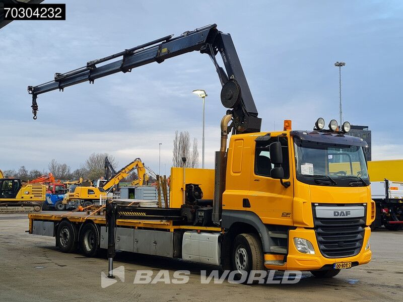 DAF CF 410 CF 6X2 NL-Truck HIAB 244EP-4 HIPRO Crane Kran Lift-Lenk Asche Euro 6 - Camión grúa: foto 3 DAF CF 410 CF 6X2 NL-Truck HIAB 244EP-4 HIPRO Crane Kran Lift-Lenk Asche Euro 6 - Camión grúa: foto 3