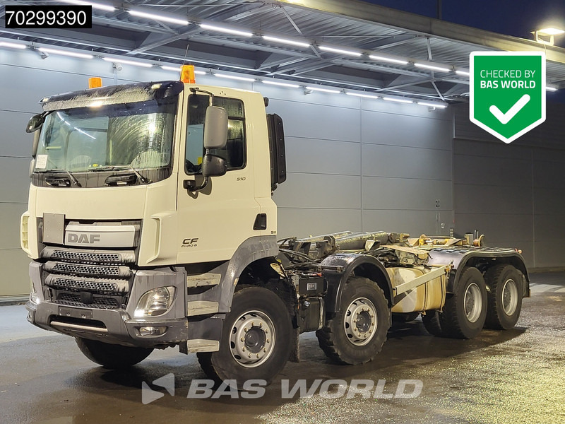 DAF CF 510 8X4 25t Dalby Hook Full Steel Manual Retarder Big-Axle Euro 6 - Multibasculante camión: foto 1 DAF CF 510 8X4 25t Dalby Hook Full Steel Manual Retarder Big-Axle Euro 6 - Multibasculante camión: foto 1