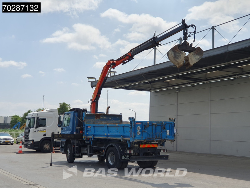 DAF CF75.310 4X2 Palfinger PK12000 Kran Crane 7m3 tipper Big-Axle Steelsuspension Euro 3 - Volquete camión, Camión grúa: foto 2 DAF CF75.310 4X2 Palfinger PK12000 Kran Crane 7m3 tipper Big-Axle Steelsuspension Euro 3 - Volquete camión, Camión grúa: foto 2