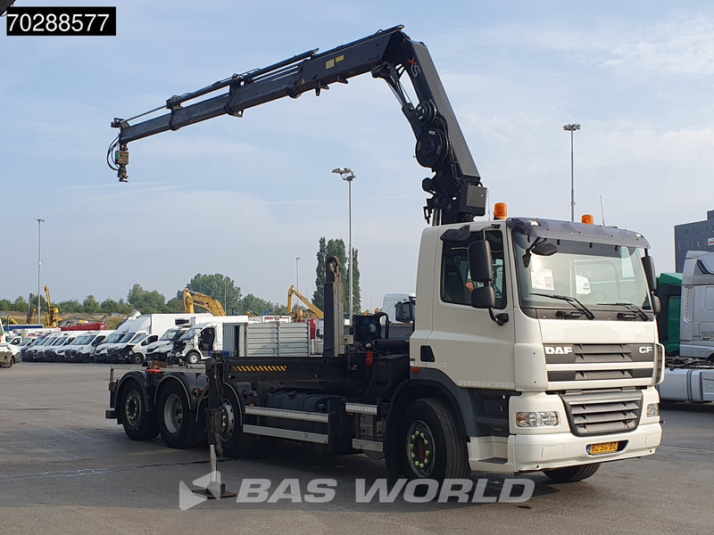 DAF CF85.360 8X2 NL-Truck HIAB 211 E-3 Hipro Crane + Hooklift Lift+steering Axle Automatic Euro 5 - Multibasculante camión, Camión grúa: foto 3 DAF CF85.360 8X2 NL-Truck HIAB 211 E-3 Hipro Crane + Hooklift Lift+steering Axle Automatic Euro 5 - Multibasculante camión, Camión grúa: foto 3