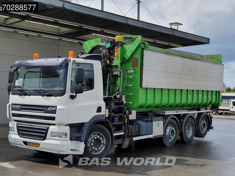 DAF CF85.360 8X2 NL-Truck HIAB 211 E-3 Hipro Crane + Hooklift Lift+steering Axle Automatic Euro 5 - Multibasculante camión, Camión grúa: foto 5 DAF CF85.360 8X2 NL-Truck HIAB 211 E-3 Hipro Crane + Hooklift Lift+steering Axle Automatic Euro 5 - Multibasculante camión, Camión grúa: foto 5