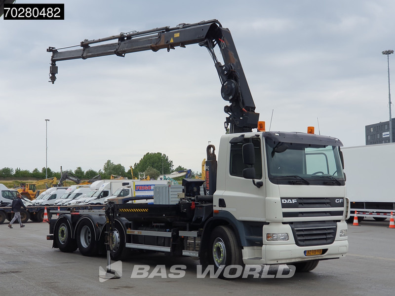 DAF CF85.360 8X2 NL-Truck Hiab 211 E-3 Hipro Kran 21tons Multilift Lift+steering Euro 5 - Multibasculante camión, Camión grúa: foto 3 DAF CF85.360 8X2 NL-Truck Hiab 211 E-3 Hipro Kran 21tons Multilift Lift+steering Euro 5 - Multibasculante camión, Camión grúa: foto 3