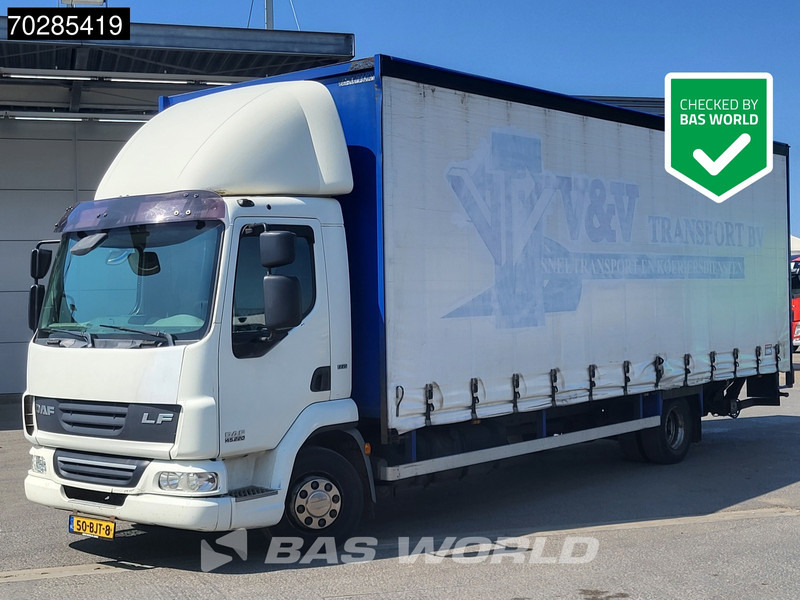 DAF LF45.220 LF 4X2 12tons NL-Truck 1500kg Ladebordwand Automatic EEV - Camión lona: foto 1 DAF LF45.220 LF 4X2 12tons NL-Truck 1500kg Ladebordwand Automatic EEV - Camión lona: foto 1