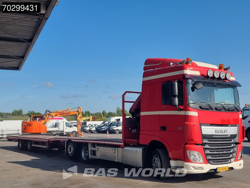 Camión caja abierta, Camión grúa DAF XF 440 6X2 NL-combi Transporter HMF 900-K2 Kran Winch Lift-Lenkachse Euro 6: foto 7 Camión caja abierta, Camión grúa DAF XF 440 6X2 NL-combi Transporter HMF 900-K2 Kran Winch Lift-Lenkachse Euro 6: foto 7