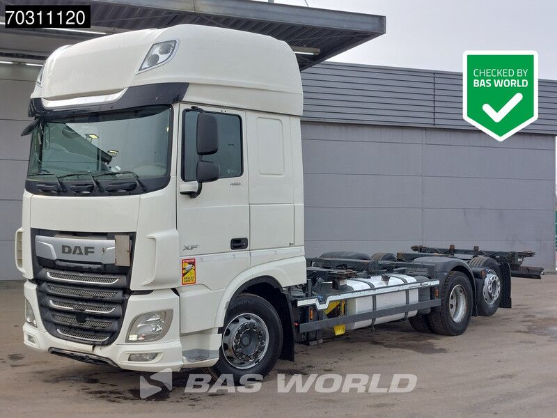 DAF XF 480 6X2 BDF Lift-Axle Air suspension Automatic Retarder SSC ACC Euro 6 - Portacontenedore/ Intercambiable camión: foto 1 DAF XF 480 6X2 BDF Lift-Axle Air suspension Automatic Retarder SSC ACC Euro 6 - Portacontenedore/ Intercambiable camión: foto 1
