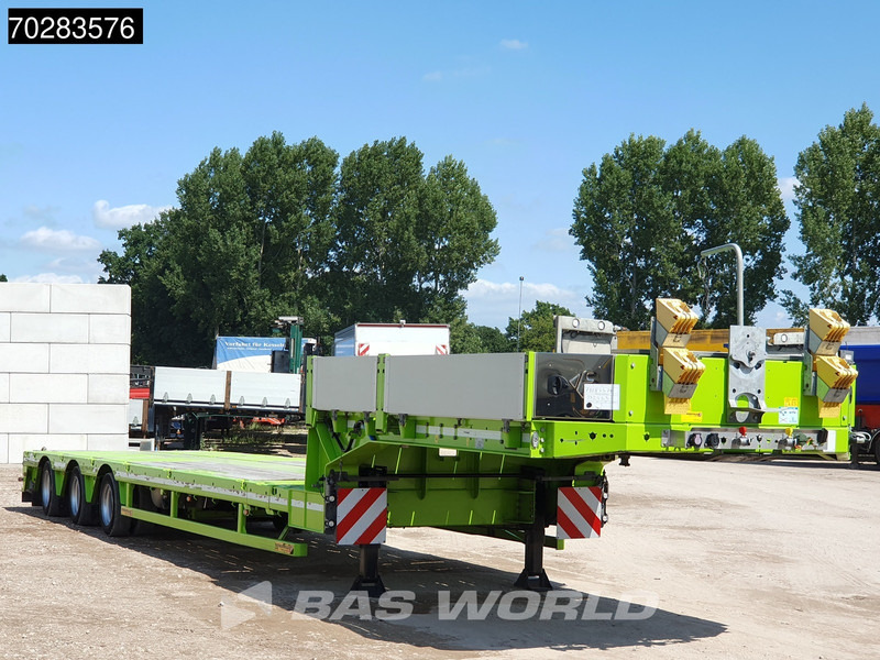 Faymonville F-S43-1AAF 3 axles Extendable Twistlocks 3x Hydraulic Steering Galvanised - Góndola rebajadas semirremolque: foto 3 Faymonville F-S43-1AAF 3 axles Extendable Twistlocks 3x Hydraulic Steering Galvanised - Góndola rebajadas semirremolque: foto 3