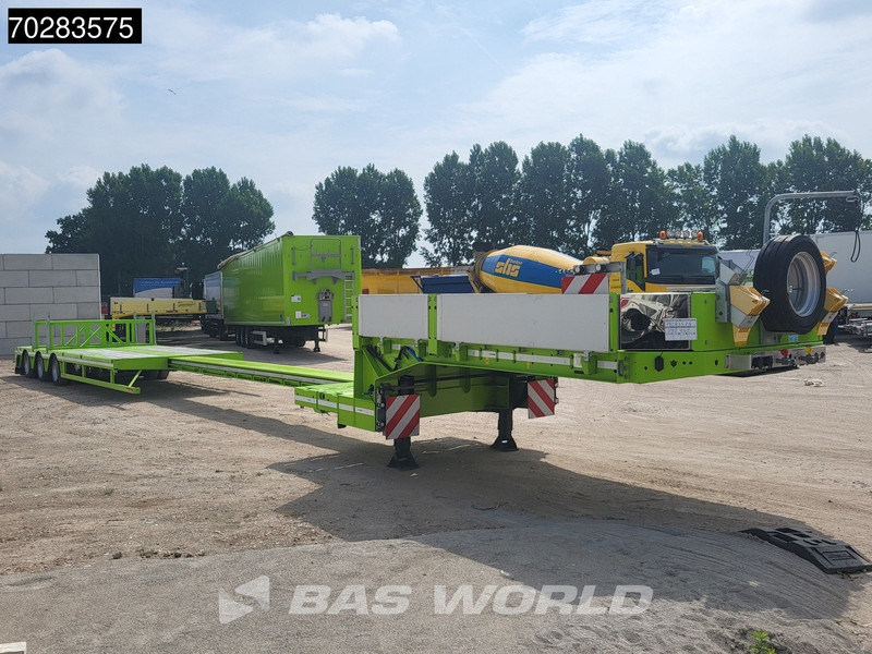 Faymonville F-S43-1AAF 3 axles Extendable Twistlocks 3x Hydraulic Steering Galvanised - Góndola rebajadas semirremolque: foto 5 Faymonville F-S43-1AAF 3 axles Extendable Twistlocks 3x Hydraulic Steering Galvanised - Góndola rebajadas semirremolque: foto 5