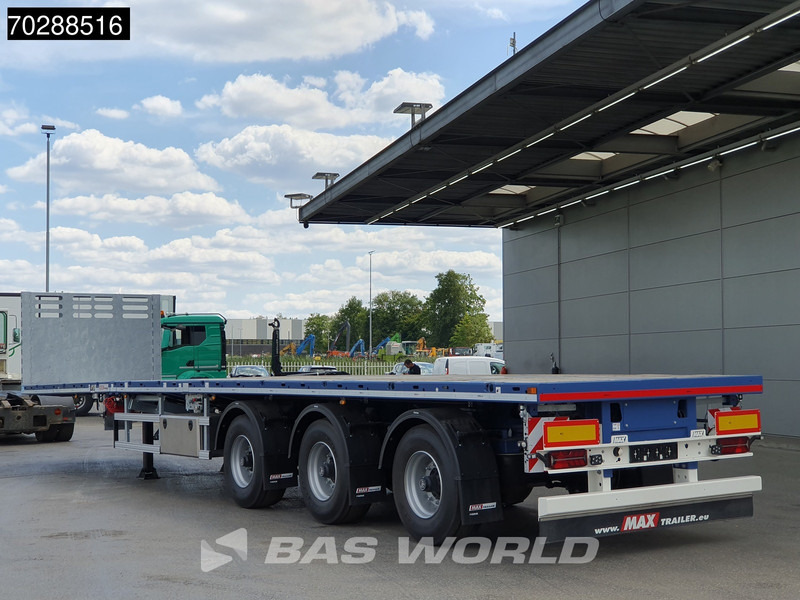 Semirremolque plataforma/ Caja abierta nuevo Faymonville MAX210-Z-3AA-13.60-22.5-2.54 3 axles 29M 2x extendable 3x steering axle twistlocks: foto 9