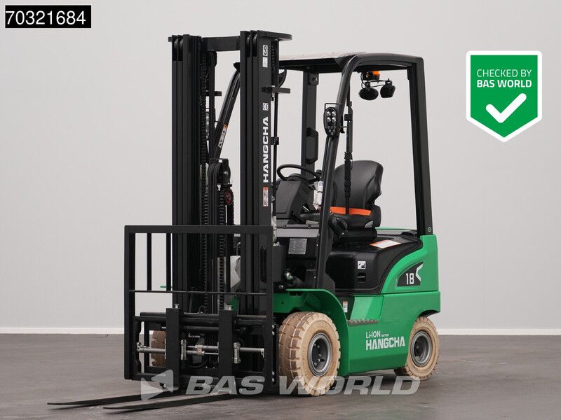 Hangcha CPD18 Electric Li-ion Forklift - Triplex - Free lift - Side shift - Warranty - Carretilla elevadora eléctrica: foto 1 Hangcha CPD18 Electric Li-ion Forklift - Triplex - Free lift - Side shift - Warranty - Carretilla elevadora eléctrica: foto 1