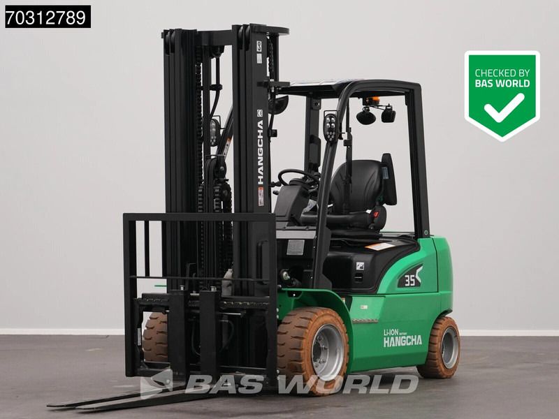 Hangcha CPD35 Electric Forklift - Li-ion - Triplex - Free lift - Side shift - Carretilla elevadora eléctrica: foto 1 Hangcha CPD35 Electric Forklift - Li-ion - Triplex - Free lift - Side shift - Carretilla elevadora eléctrica: foto 1