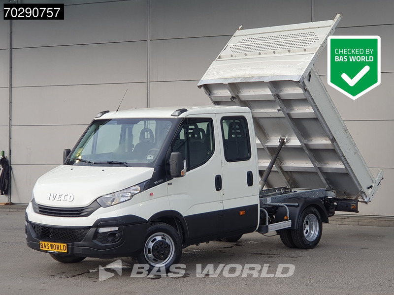 Iveco Daily 35C12 Kipper Dubbel Cabine Dubbellucht 3,5t Trekhaak Airco Cruise Camera Euro6 Tipper Benne Kieper 2m3 A/C Towbar Cruise control - Volquete furgoneta: foto 1 Iveco Daily 35C12 Kipper Dubbel Cabine Dubbellucht 3,5t Trekhaak Airco Cruise Camera Euro6 Tipper Benne Kieper 2m3 A/C Towbar Cruise control - Volquete furgoneta: foto 1
