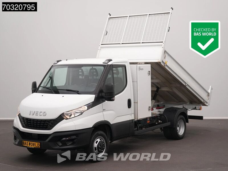Iveco Daily 35C16 3.0L Kipper met Kist Dubbellucht 3,5t Trekhaak 160PK Navi Airco Cruise Euro6 Tipper Benne Kieper A/C Towbar Cruise control - Volquete furgoneta: foto 1 Iveco Daily 35C16 3.0L Kipper met Kist Dubbellucht 3,5t Trekhaak 160PK Navi Airco Cruise Euro6 Tipper Benne Kieper A/C Towbar Cruise control - Volquete furgoneta: foto 1