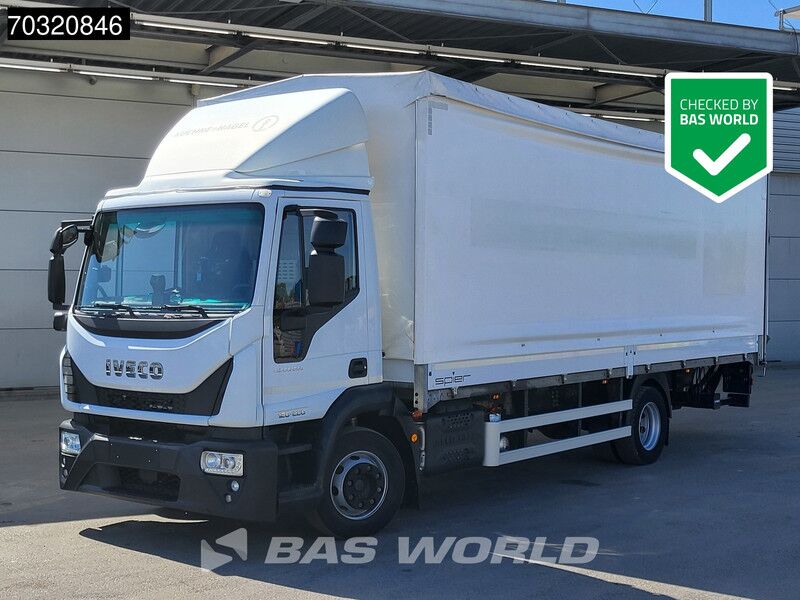 Iveco Eurocargo 120E220 4X2 12tonner 1500kg Ladebordwand ACC Automatic Euro 6 - Camión lona: foto 1 Iveco Eurocargo 120E220 4X2 12tonner 1500kg Ladebordwand ACC Automatic Euro 6 - Camión lona: foto 1