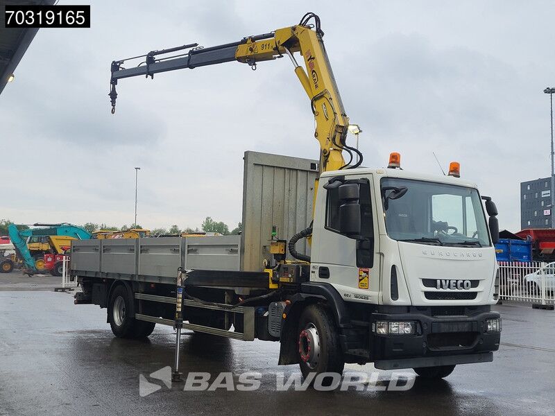 Iveco Eurocargo 180E250 4X2 Hyva V911 3S Crane Kran Manual Euro 5 - Camión caja abierta, Camión grúa: foto 3 Iveco Eurocargo 180E250 4X2 Hyva V911 3S Crane Kran Manual Euro 5 - Camión caja abierta, Camión grúa: foto 3