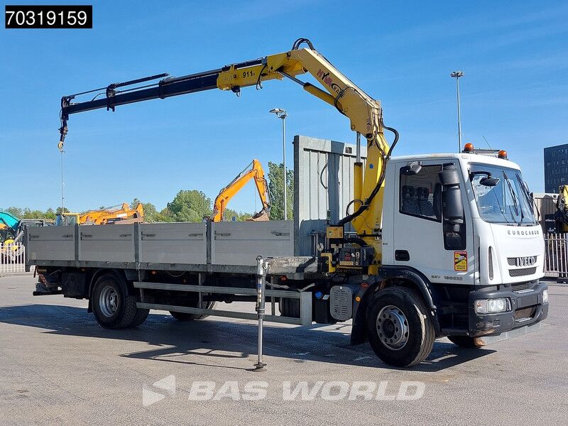 Iveco Eurocargo 180E250 4X2 Hyva V911 3S Crane Kran Manual Euro 5 - Camión caja abierta, Camión grúa: foto 3 Iveco Eurocargo 180E250 4X2 Hyva V911 3S Crane Kran Manual Euro 5 - Camión caja abierta, Camión grúa: foto 3