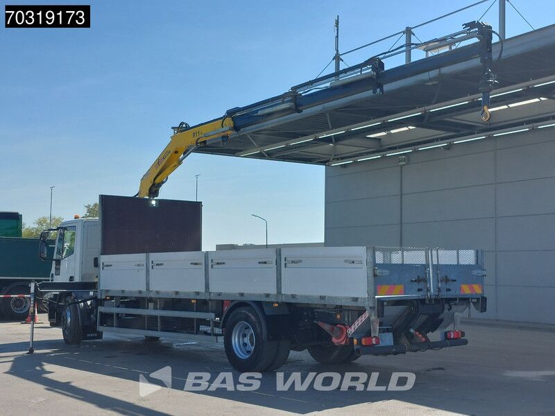 Iveco Eurocargo 180E300 4X2 Hyva V911 3S Crane Kran Telma retarder Ladebordwand Euro 5 - Camión caja abierta, Camión grúa: foto 2 Iveco Eurocargo 180E300 4X2 Hyva V911 3S Crane Kran Telma retarder Ladebordwand Euro 5 - Camión caja abierta, Camión grúa: foto 2