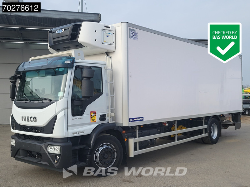 Iveco Eurocargo 190EL280 4X2 ATP Valid - 19tonner Carrier 1150 MT cooler Ladebordwand FRC Euro 6 - Frigorífico camión: foto 1 Iveco Eurocargo 190EL280 4X2 ATP Valid - 19tonner Carrier 1150 MT cooler Ladebordwand FRC Euro 6 - Frigorífico camión: foto 1