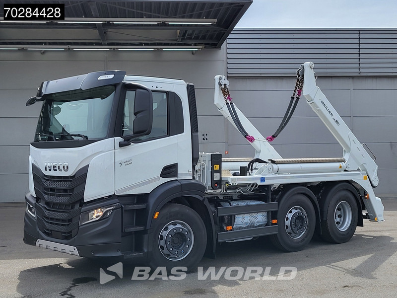 Iveco S-Way 400 6X2 NEW! Meiller AK 16MT Retarder Steering axle ACC Euro 6 - Portacontenedor de cadenas camión: foto 3 Iveco S-Way 400 6X2 NEW! Meiller AK 16MT Retarder Steering axle ACC Euro 6 - Portacontenedor de cadenas camión: foto 3