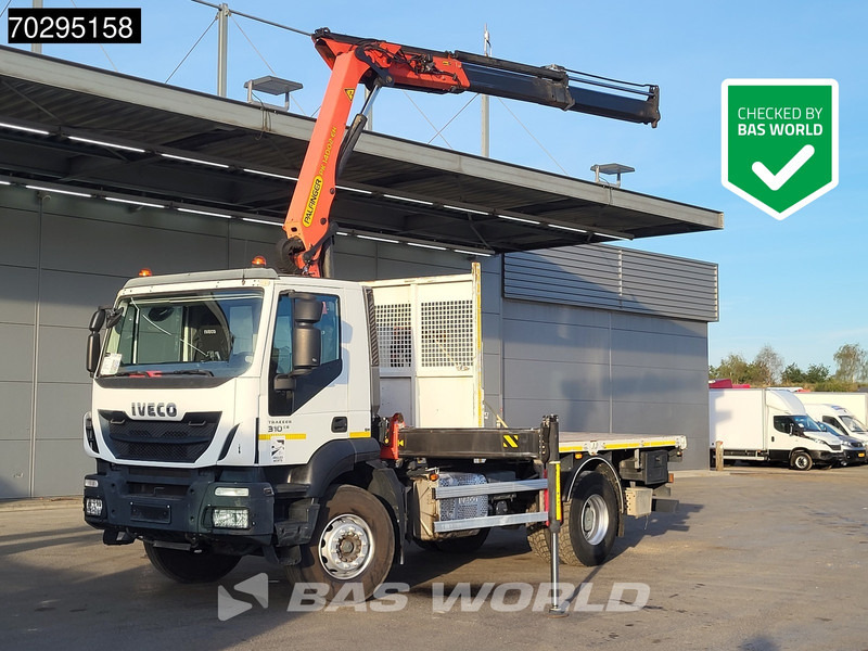 Iveco Stralis 310 4X2 Palfinger PK14002 EH Kran Crane Remote control Big-Axle Euro 6 - Camión caja abierta, Camión grúa: foto 1 Iveco Stralis 310 4X2 Palfinger PK14002 EH Kran Crane Remote control Big-Axle Euro 6 - Camión caja abierta, Camión grúa: foto 1