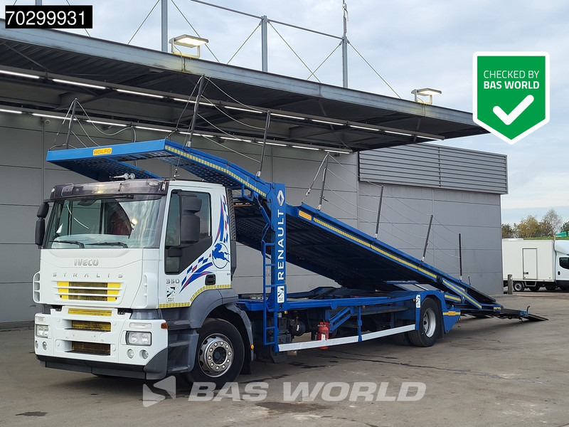 Iveco Stralis 350 4X2 19tons Rolfo Car transporter Winch Manual Euro 3 - Portavehículos camión: foto 1 Iveco Stralis 350 4X2 19tons Rolfo Car transporter Winch Manual Euro 3 - Portavehículos camión: foto 1