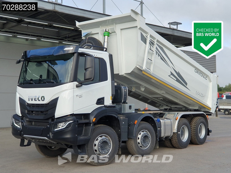 Iveco T-Way 450 8X4 New! 20m3 Cantoni Tipper Steelsuspension Big-Axle Euro 6 - Volquete camión: foto 1 Iveco T-Way 450 8X4 New! 20m3 Cantoni Tipper Steelsuspension Big-Axle Euro 6 - Volquete camión: foto 1