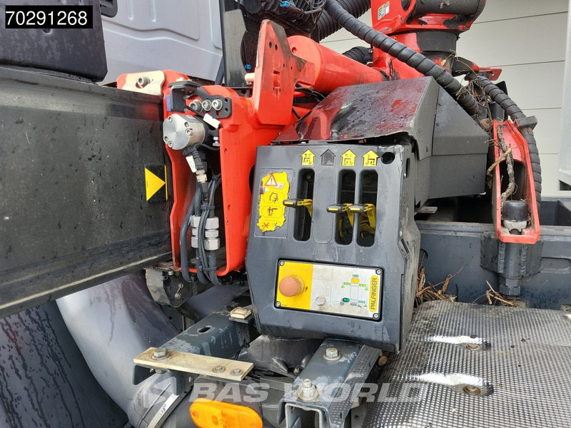 Camión caja abierta, Camión grúa Iveco Trakker 310 4X2 Palfinger PK14002 EH Crane Kran Rotator Steelsuspension Big-Axle Manual Euro 6: foto 8