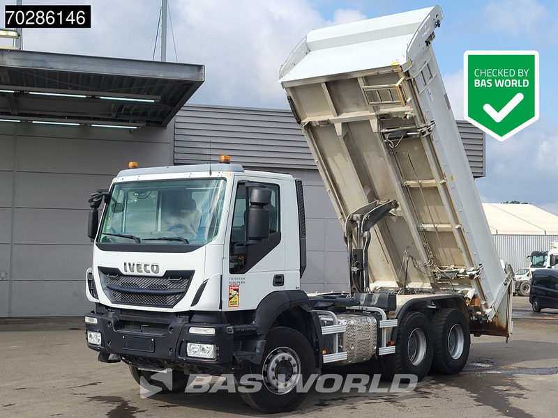 Iveco Trakker 360 6X4 10m3 2-Sided Tipper Steelsuspension Big-Axle Automatic Euro 6 - Volquete camión: foto 1 Iveco Trakker 360 6X4 10m3 2-Sided Tipper Steelsuspension Big-Axle Automatic Euro 6 - Volquete camión: foto 1