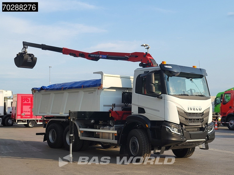 Iveco X-Way 480 6X4 NEW! HMF 2243Z-RCS Z-Crane kran 12m3 KH-Kipper Retarder Big-Axle - Volquete camión, Camión grúa: foto 3 Iveco X-Way 480 6X4 NEW! HMF 2243Z-RCS Z-Crane kran 12m3 KH-Kipper Retarder Big-Axle - Volquete camión, Camión grúa: foto 3