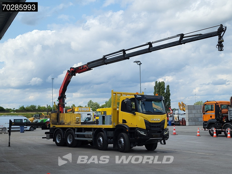 Iveco X-Way 480 8X4 Palfinger PK22002 EH Kran Crane Rotator Retarder Euro 6 - Camión caja abierta, Camión grúa: foto 3 Iveco X-Way 480 8X4 Palfinger PK22002 EH Kran Crane Rotator Retarder Euro 6 - Camión caja abierta, Camión grúa: foto 3