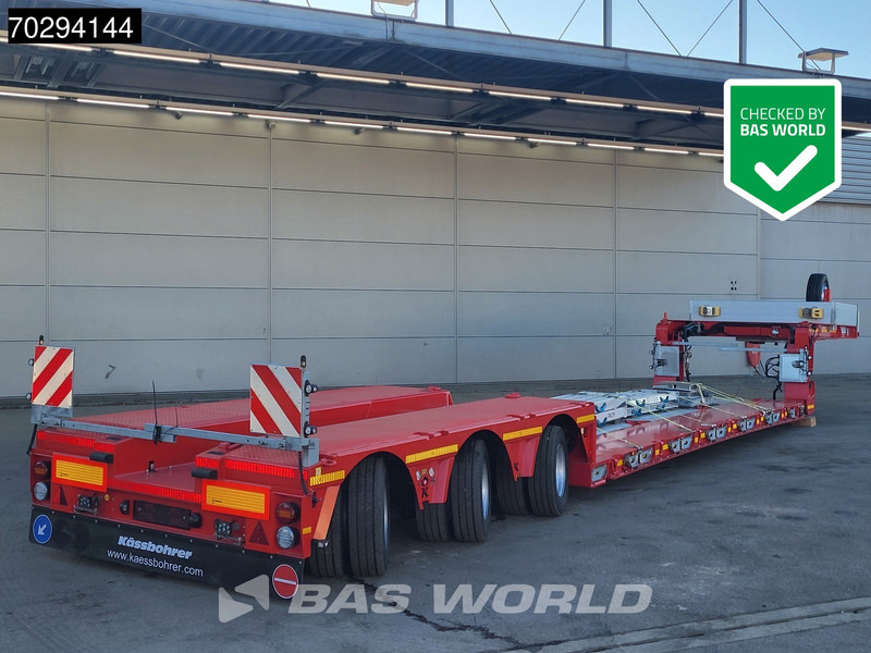 Kässbohrer LB3E 3 axles NEW! Extenable 540cm Gooseneck 3xSteeringaxle - Góndola rebajadas semirremolque: foto 1 Kässbohrer LB3E 3 axles NEW! Extenable 540cm Gooseneck 3xSteeringaxle - Góndola rebajadas semirremolque: foto 1