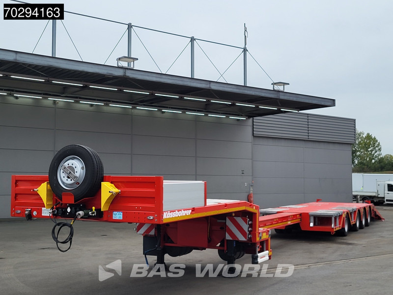 Kässbohrer LB4E 4 axles Hydr. Ramps 620cm-Extendable Lift+ 2x Steering Axle - Góndola rebajadas semirremolque: foto 2 Kässbohrer LB4E 4 axles Hydr. Ramps 620cm-Extendable Lift+ 2x Steering Axle - Góndola rebajadas semirremolque: foto 2