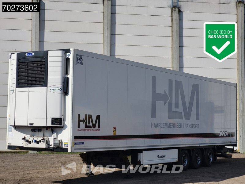 Krone Carrier Vector 1550 Tailgate TUV 11/25 Liftachse Bloemenbreed - Frigorífico semirremolque: foto 1 Krone Carrier Vector 1550 Tailgate TUV 11/25 Liftachse Bloemenbreed - Frigorífico semirremolque: foto 1