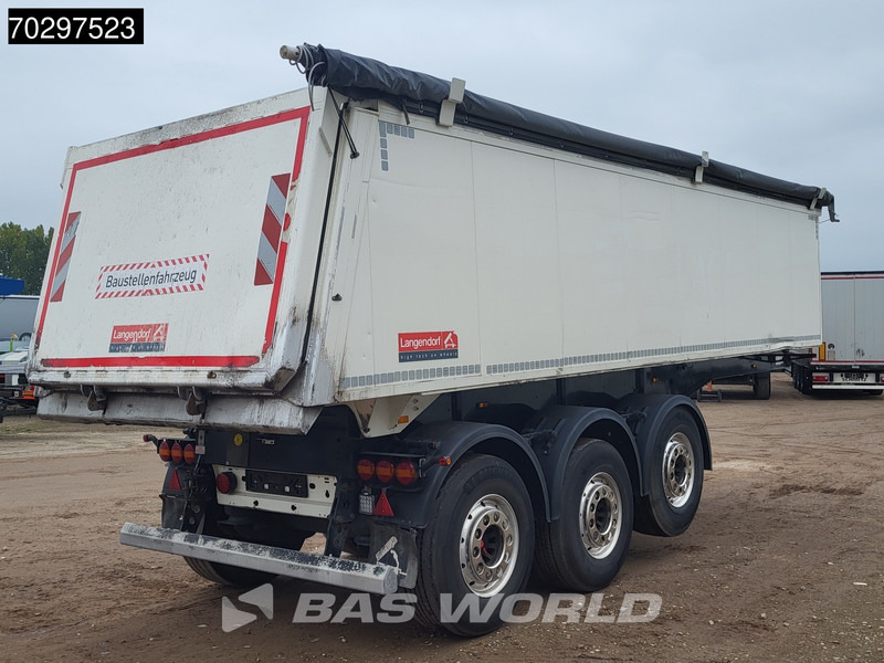 Volquete semirremolque Langendorf SKA 24/30 Liftachse 26m3 ALU: foto 5