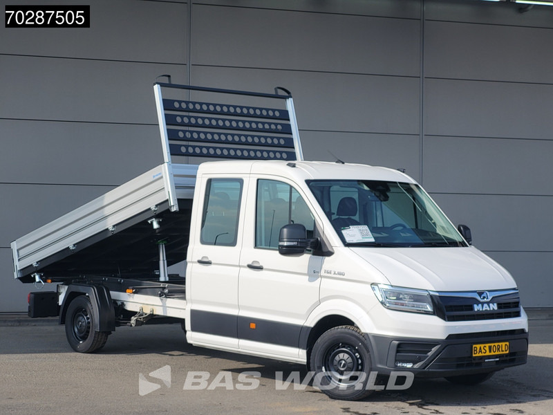 MAN TGE 3.180 Driezijdige Kipper Automaat 2025 Facelift 180PK Trekhaak LED Navi ACC Airco Cruise Euro6 Kipper Tippe Benne Kieper 3m3 A/C Towba - Volquete furgoneta: foto 2 MAN TGE 3.180 Driezijdige Kipper Automaat 2025 Facelift 180PK Trekhaak LED Navi ACC Airco Cruise Euro6 Kipper Tippe Benne Kieper 3m3 A/C Towba - Volquete furgoneta: foto 2
