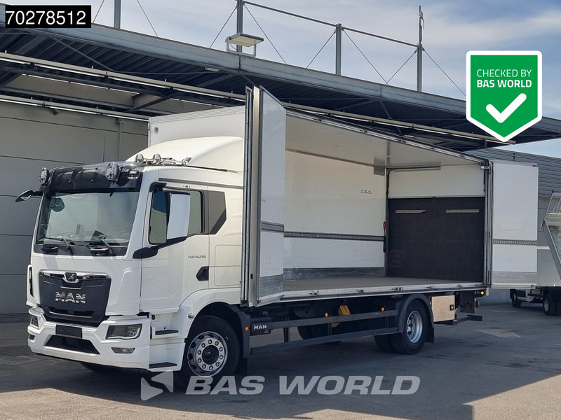 MAN TGM 18.290 4X2 19tonner Automatic Ladebordwand LED Navi Euro 6 - Camión caja cerrada: foto 1 MAN TGM 18.290 4X2 19tonner Automatic Ladebordwand LED Navi Euro 6 - Camión caja cerrada: foto 1