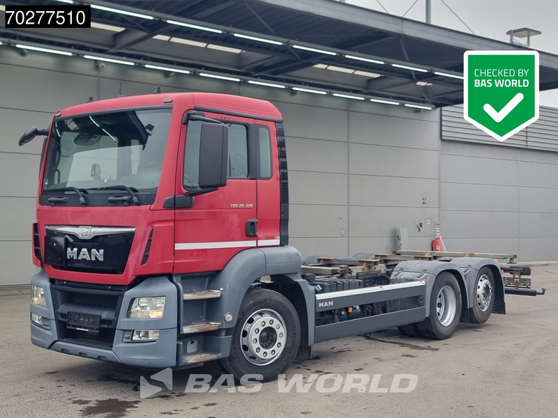MAN TGS 26.320 6X2 BDF ADR Lift+lenkasche Automatic Euro 6 - Portacontenedore/ Intercambiable camión: foto 1 MAN TGS 26.320 6X2 BDF ADR Lift+lenkasche Automatic Euro 6 - Portacontenedore/ Intercambiable camión: foto 1