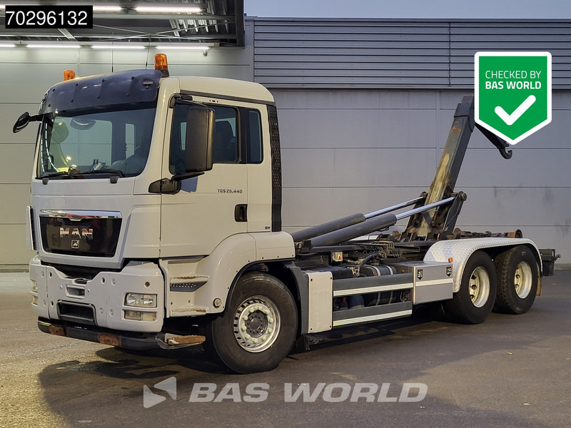 MAN TGS 26.440 6X4 ANG containersystem Retarder Manual Euro 5 - Multibasculante camión: foto 1 MAN TGS 26.440 6X4 ANG containersystem Retarder Manual Euro 5 - Multibasculante camión: foto 1