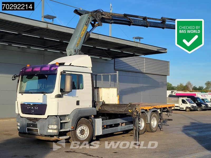 MAN TGS 26.440 6X4 Palfinger PK36002 Crane Retarder Steelsuspension Manual Euro 4 - Camión caja abierta, Camión grúa: foto 1 MAN TGS 26.440 6X4 Palfinger PK36002 Crane Retarder Steelsuspension Manual Euro 4 - Camión caja abierta, Camión grúa: foto 1
