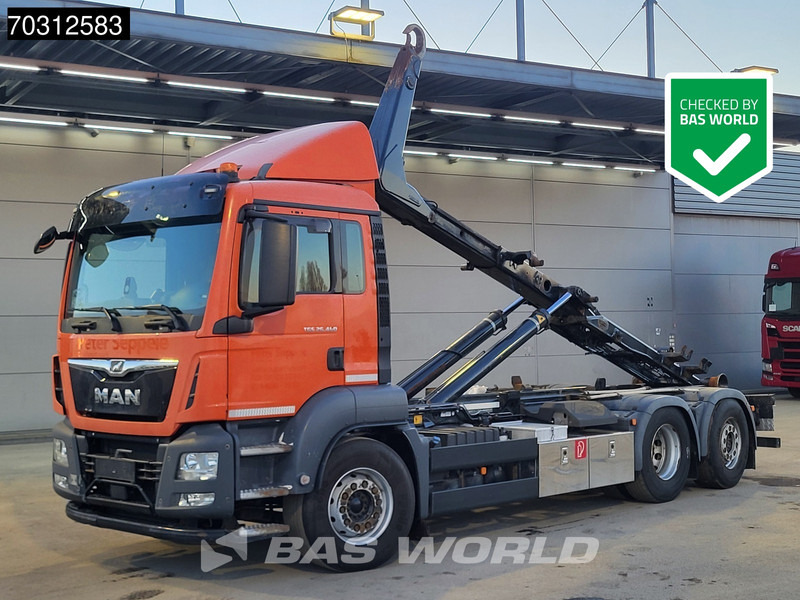 MAN TGS 26.460 6X2 20t Meiller containersystem Automatic Lift+steering axle Euro 6 - Multibasculante camión: foto 1 MAN TGS 26.460 6X2 20t Meiller containersystem Automatic Lift+steering axle Euro 6 - Multibasculante camión: foto 1