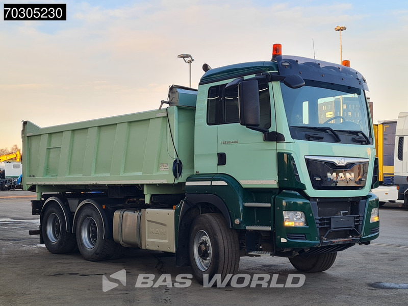 Volquete camión MAN TGS 26.480 6X6 13 m³ 2-way tipper Tarpaulin 6x6 Hydrodrive Big-Axle Euro 6: foto 10