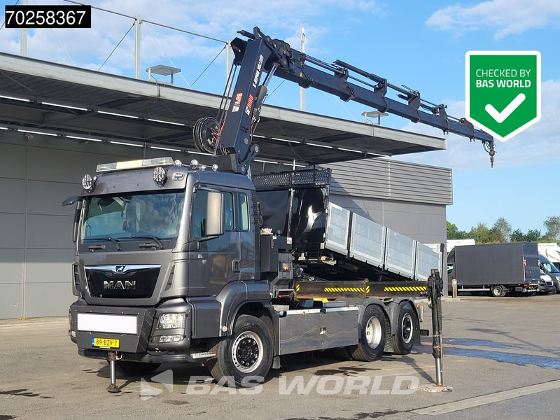 MAN TGS 26.500 6X2 Prepared NL-Truck NEW APK HIAB X-HIPRO 302 E-6 Crane Kran Fifth wheel - Volquete camión, Camión grúa: foto 1 MAN TGS 26.500 6X2 Prepared NL-Truck NEW APK HIAB X-HIPRO 302 E-6 Crane Kran Fifth wheel - Volquete camión, Camión grúa: foto 1