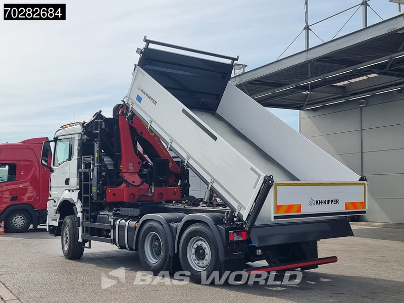 MAN TGS 28.520 6X4 Palfinger PK24001 SLD 5 Kran 2-way tipper Retarder Big-Axle Liftachse Euro 6 - Volquete camión, Camión grúa: foto 2 MAN TGS 28.520 6X4 Palfinger PK24001 SLD 5 Kran 2-way tipper Retarder Big-Axle Liftachse Euro 6 - Volquete camión, Camión grúa: foto 2