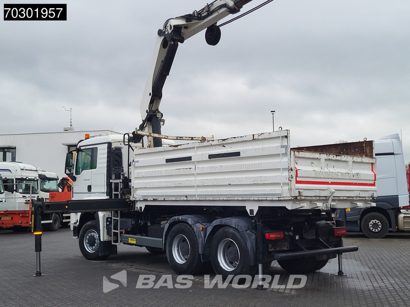 Volquete camión, Camión grúa MAN TGS 33.420 6X6 Palfinger PK33002 EH Crane 12m3 tipper Manual Retarder Big-Axle Euro 6: foto 8
