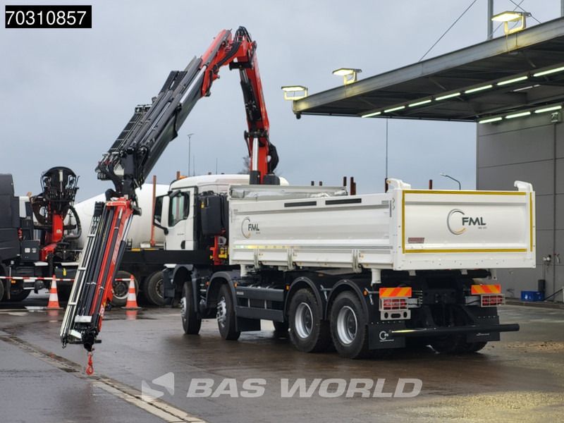 MAN TGS 35.440 8X4 NEW! FASSI F365RA.2.26 E-Dynamic Crane + Jib 5m3 KH 3-way tipper - Volquete camión, Camión grúa: foto 5 MAN TGS 35.440 8X4 NEW! FASSI F365RA.2.26 E-Dynamic Crane + Jib 5m3 KH 3-way tipper - Volquete camión, Camión grúa: foto 5
