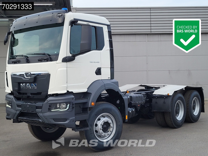 MAN TGS 40.400 6X4 NEW 6x4 chassis PTO Preparation Steelsuspension Big-Axle Automatic Euro 2 - Chasis camión: foto 1 MAN TGS 40.400 6X4 NEW 6x4 chassis PTO Preparation Steelsuspension Big-Axle Automatic Euro 2 - Chasis camión: foto 1