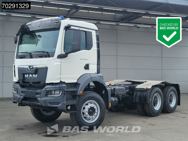 MAN TGS 40.400 6X4 NEW 6x4 chassis PTO Preparation Steelsuspension Big-Axle Automatic Euro 2 - Chasis camión: foto 1 MAN TGS 40.400 6X4 NEW 6x4 chassis PTO Preparation Steelsuspension Big-Axle Automatic Euro 2 - Chasis camión: foto 1