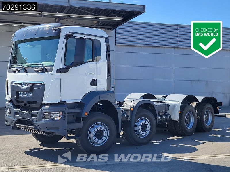MAN TGS 41.400 8X4 New! Steelsuspension Big-Axle Manual Euro 2 - Chasis camión: foto 1 MAN TGS 41.400 8X4 New! Steelsuspension Big-Axle Manual Euro 2 - Chasis camión: foto 1