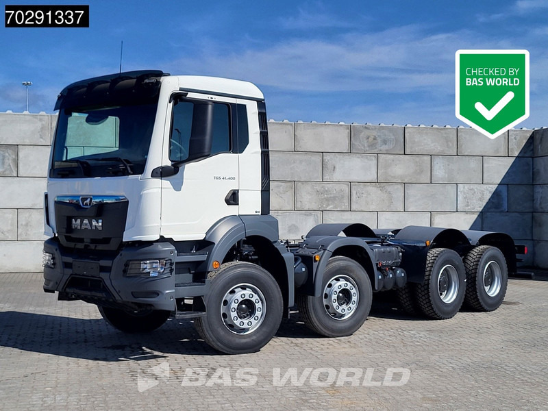 MAN TGS 41.400 8X4 New! Steelsuspension Big-Axle Manual Euro 2 - Chasis camión: foto 1 MAN TGS 41.400 8X4 New! Steelsuspension Big-Axle Manual Euro 2 - Chasis camión: foto 1